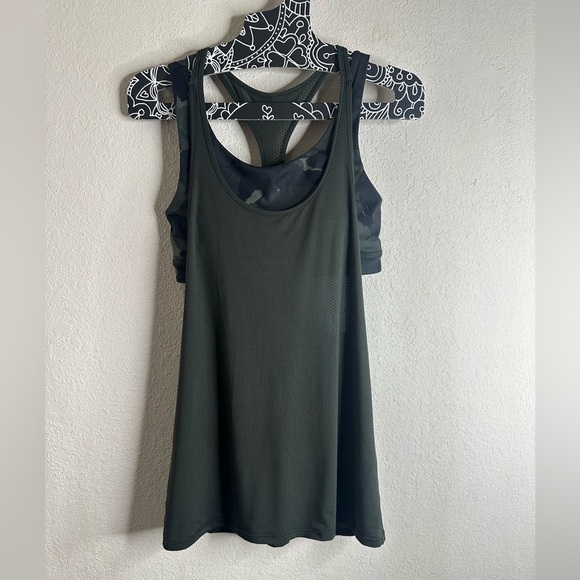 Lululemon All Sport Support Tank Gator Green size 4 - Picture 4 of 6